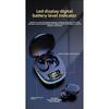 Echte kabellose In-Ear Bluetooth-Kopfhörer Bunte Atmende Lichter Digitales Display Sportkopfhörer
