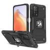 Armored Case Cover Magnetic Holder Mi Poco M4 Pro 5G Redmi Note 11 5G Ring Armor Black