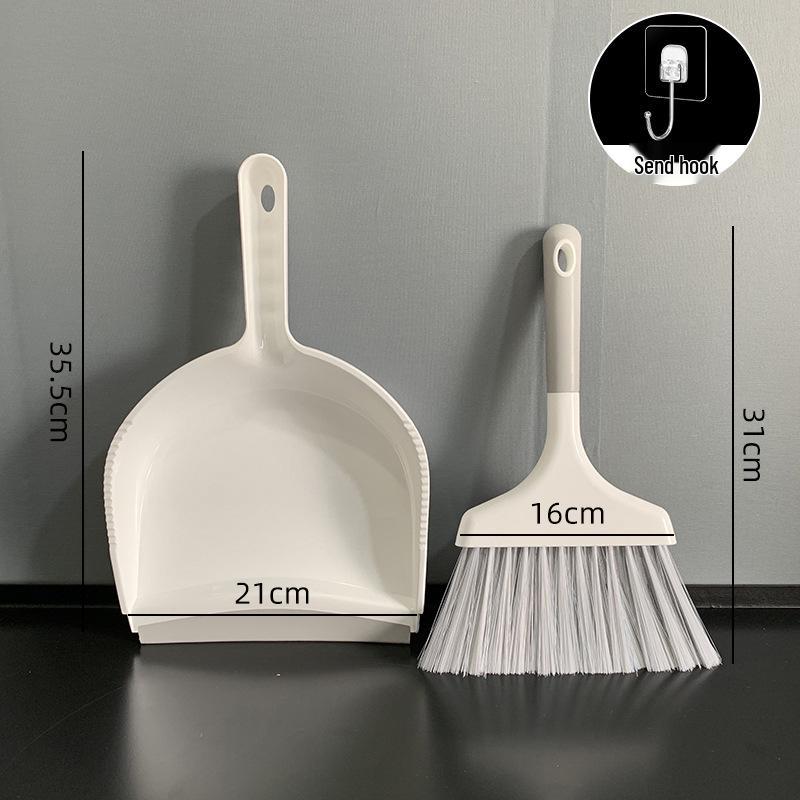 Compact Desk Dustpan and Broom Set for Window and Desktop Cleaning