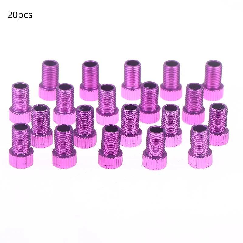 20pcs Bicycle Valve Pump Converter Adapter Presta To Schrader Convert Nozzle Inflation Adaptor F/V To A/V Bike Valve Adapter