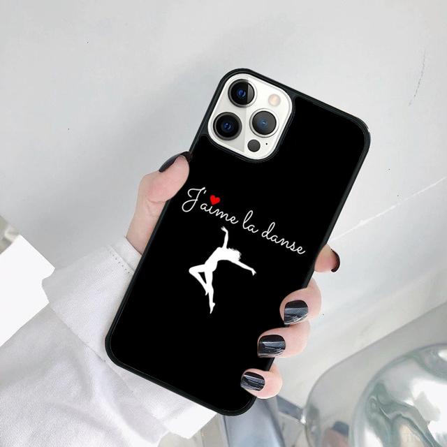 I Love Dance Phone Case Cover For iPhone 17 Air 15 Pro MAX 16 Plus 14 12 11 13 Coque