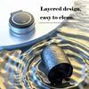 Car Ashtray Cup With Lid And Led Light Portable And Car Multifunct Bracket Detachable Steel Ashtray Abs Liner T8w9