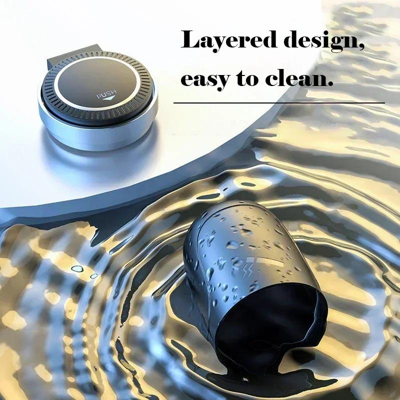 Car Ashtray Cup With Lid And Led Light Portable And Car Multifunct Bracket Detachable Steel Ashtray Abs Liner T8w9