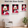 Disney Diamond Painting Kit  Mickey Mouse 5D DIY Home Decor & Craft Enthusiasts Gift, Beautifully Designed