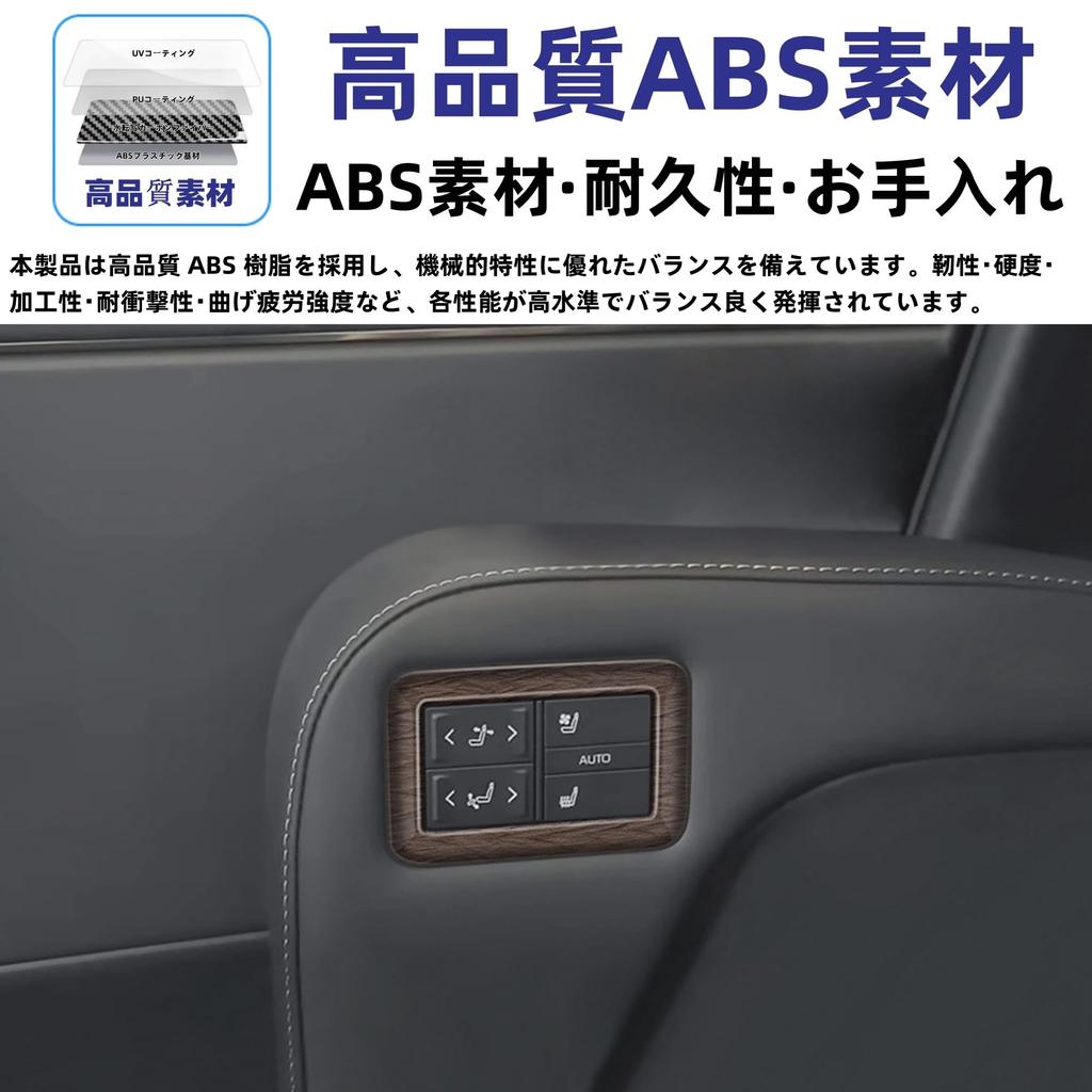 Glealcco Compatible with the New Alphard/Vellfire 40 Series Accessories 2-row