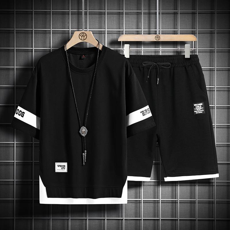 2024 Boys Trendy Loose-Fit Summer Shorts & Short-Sleeve Set XL