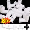 Multi-style Pipe Fitting Plastic Right Angle Three-way Pipe Connector 25mm Inner Diameter Universal Elbow Connector Pipe Fitting