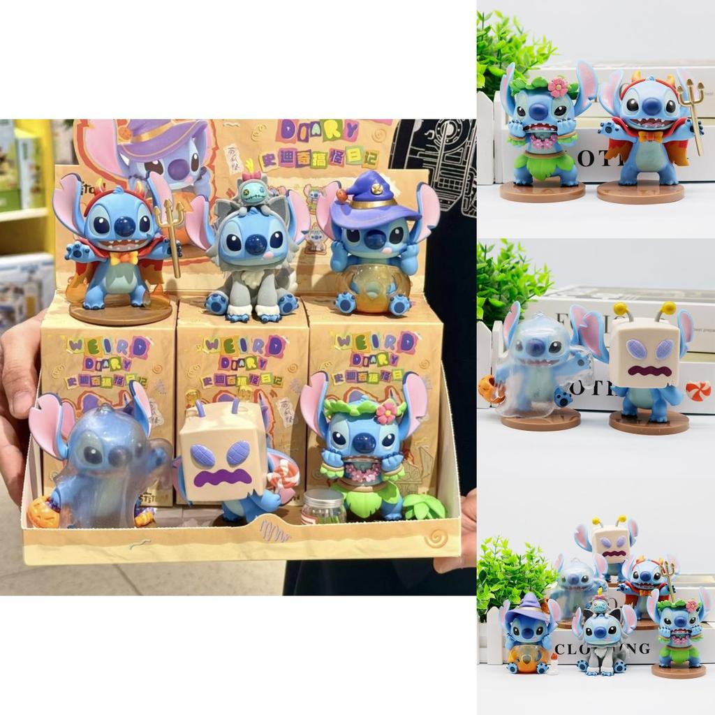 Adorable Lilo And Stitch Collectible Figures Blind Box Series Cute Pvc Toys