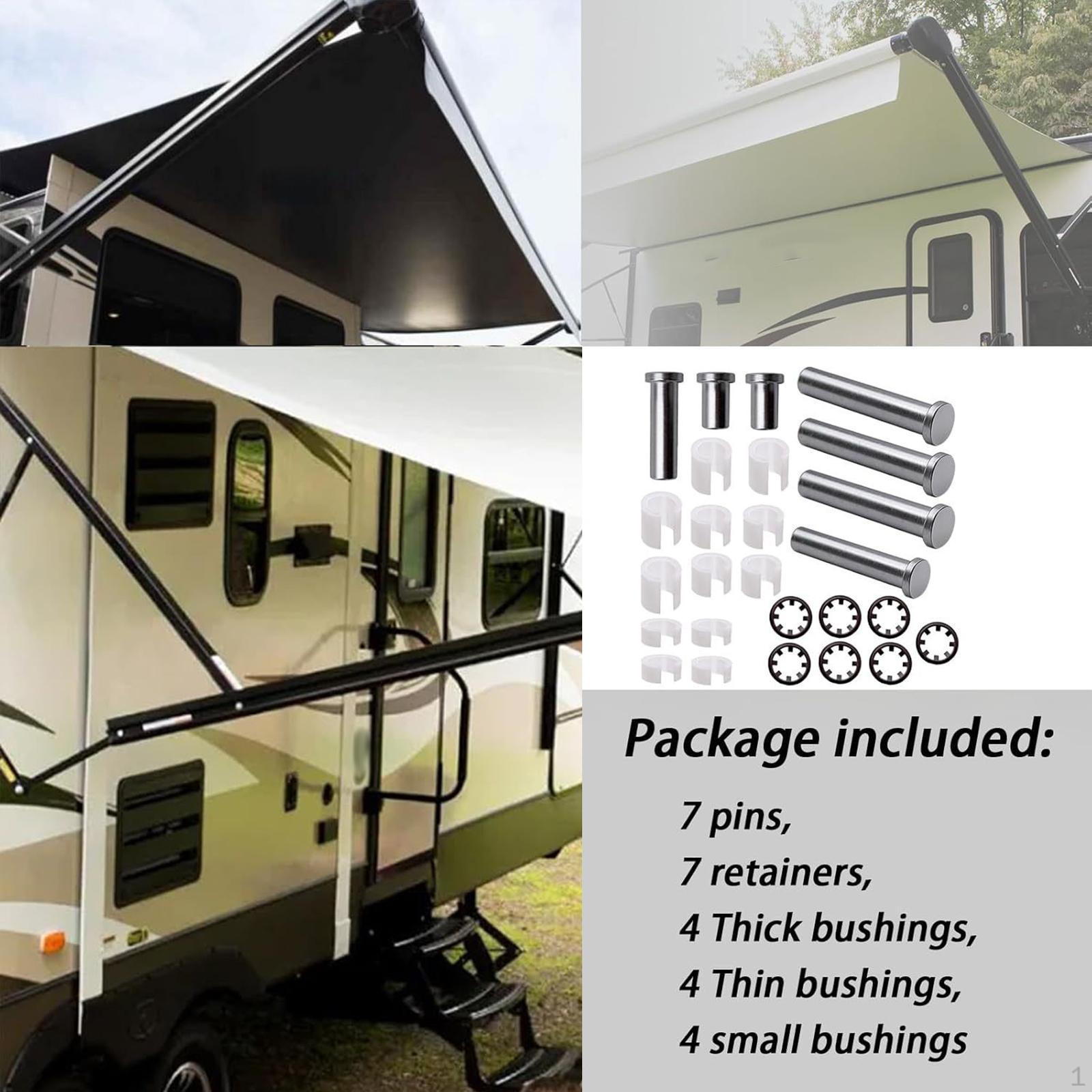 

Комплект штифтов для ремонта локтей маркизы, техническое обслуживание, сменная фурнитура, прочная втулка и фиксатор