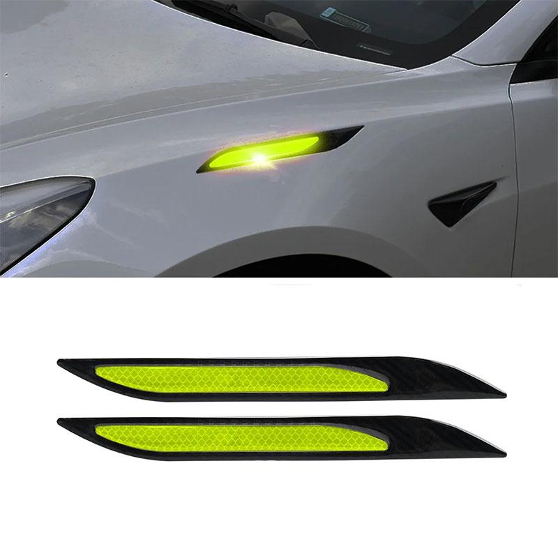 Auto Reflektierende Aufkleber Warnstreifen Klebeband Rückstandsfrei Schützender Autoaufkleber Warnung für Nachtfahrten Karosserie Sicherheitswarnaufkleber