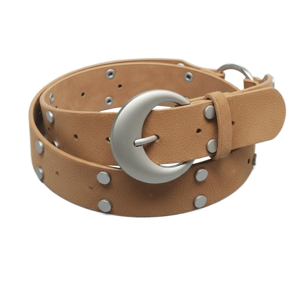 Luxury Design Women Waist Belt 3.8cm Wide Jeans Belt Fashion Rivet Waistband Coat Skirt Decoration