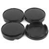 Rhinotuning Wheel Center Caps, 58mm Outer Diameter, 55mm Inner Diameter, ABS Center Covers, Set of 4