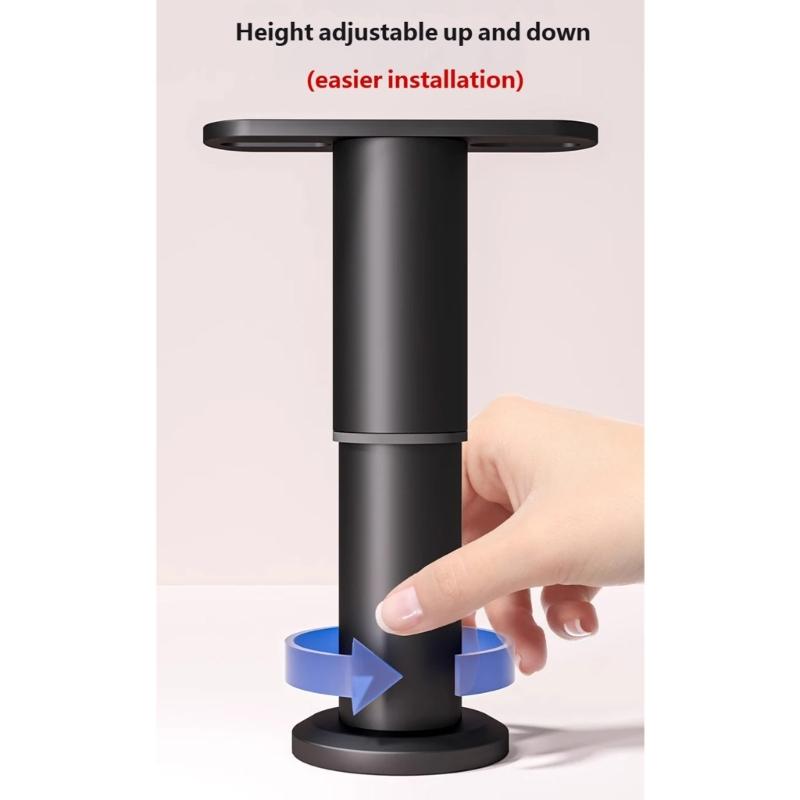 Strong Steel Adjustable Furniture Support Column Not Slip Designs Support Brackets for Home Office Stability Use