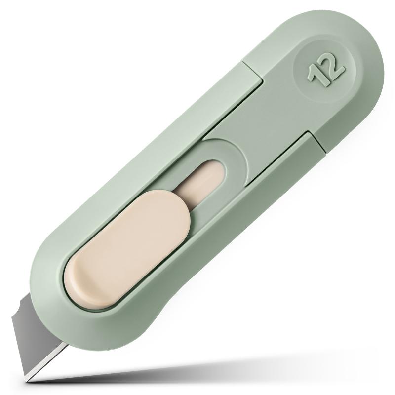 Portable Mini Paper Cutter Quality Artwork Knife Automatic Rebound Box Opener Pocket Cutter For Office Home Supplies & Open Box