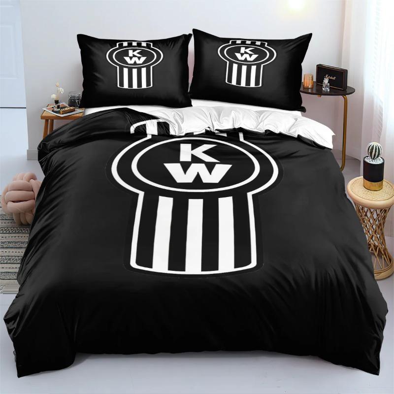 

Tck Kenworth 3D Printed Duvet Cover Pillowcase Bedding Set Twin Full King For Kids Adults Bedroom (135x200cm)