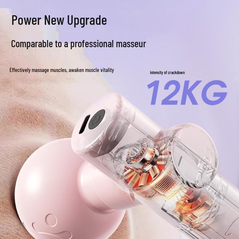 Compact Fascia Handheld Muscle Massager - Portable Electric Neck and Fitness Vibration Gun