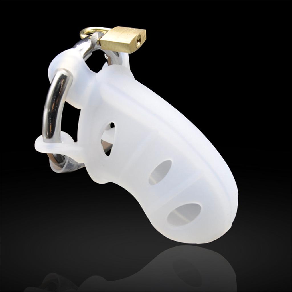 silicone male chastity device
