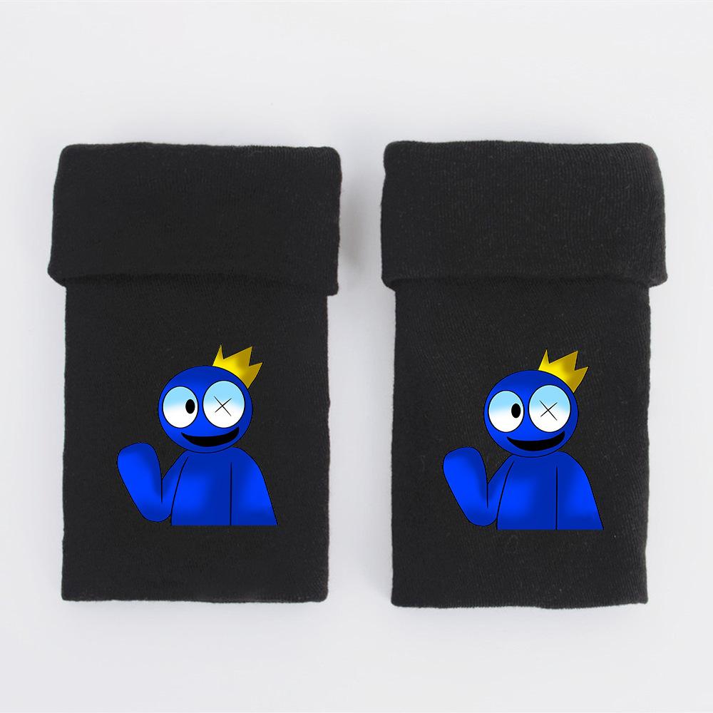 

Перчатки Радужные друзья Перчатки без пальцев Теплые с принтом Зимние Студенты Пишут BlueBlack