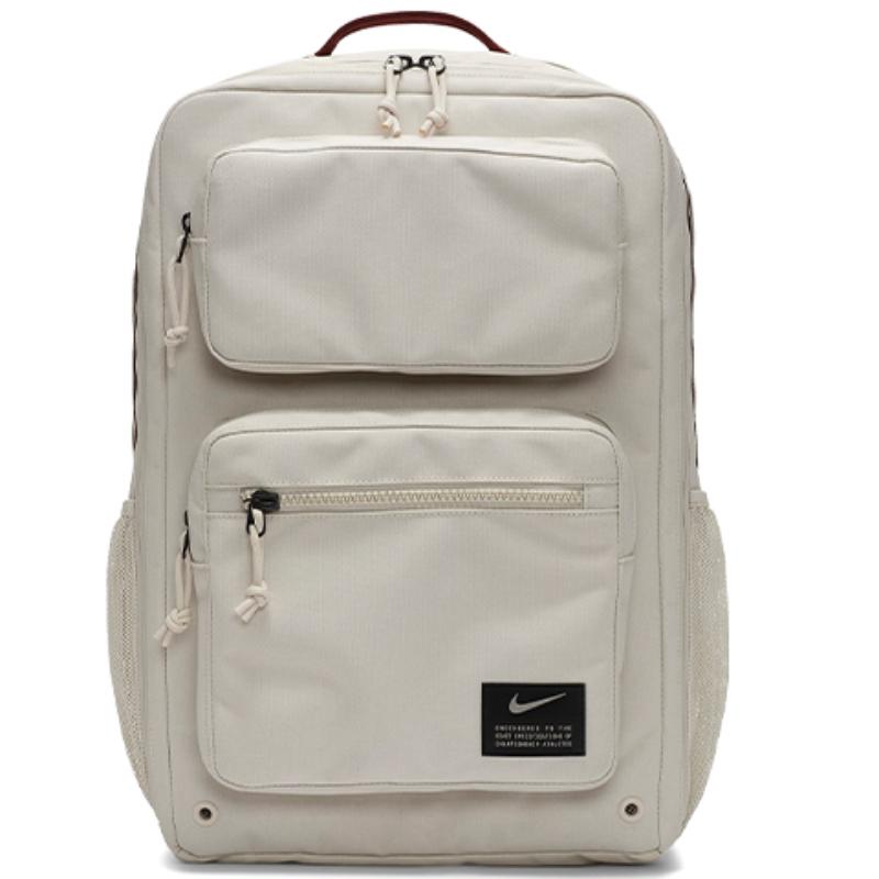 Nike Polyester Backpack Regular Unisex Light Rosewood Umber Gray Casual CK2668-104