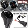 For VW Golf 6 Jetta MK5 MK6 Tiguan Polo Octavia CC Scirocco LED Synchronize Electronic Display Gear Shift Knob Lever Handball