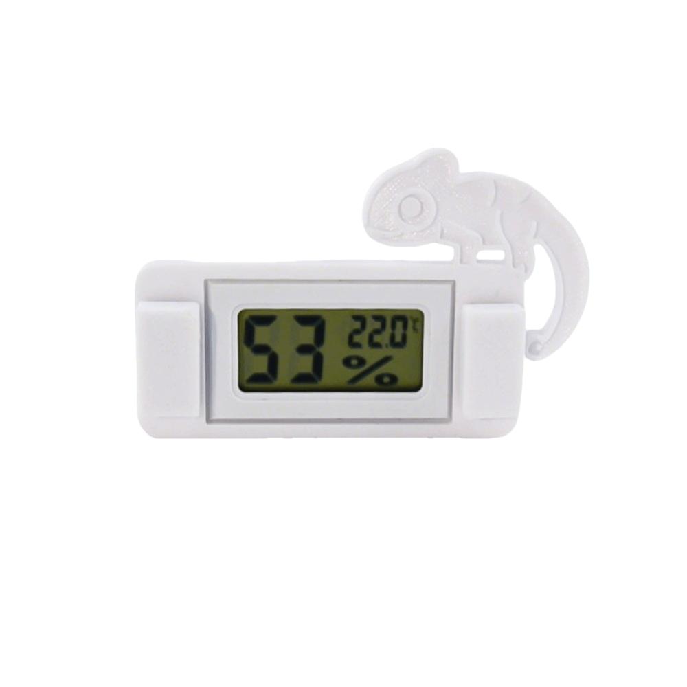 Digital Display Temperature Control Device Temperature Humidity Meter Reptile Terrarium белый
