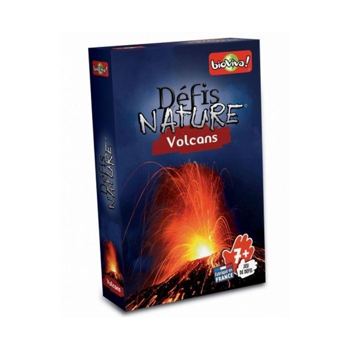Jeu de cartes - Défis Nature - Volcans - 2 à 6 joueurs - Dès 7 ans - Fabriqué en France et éco-responsable