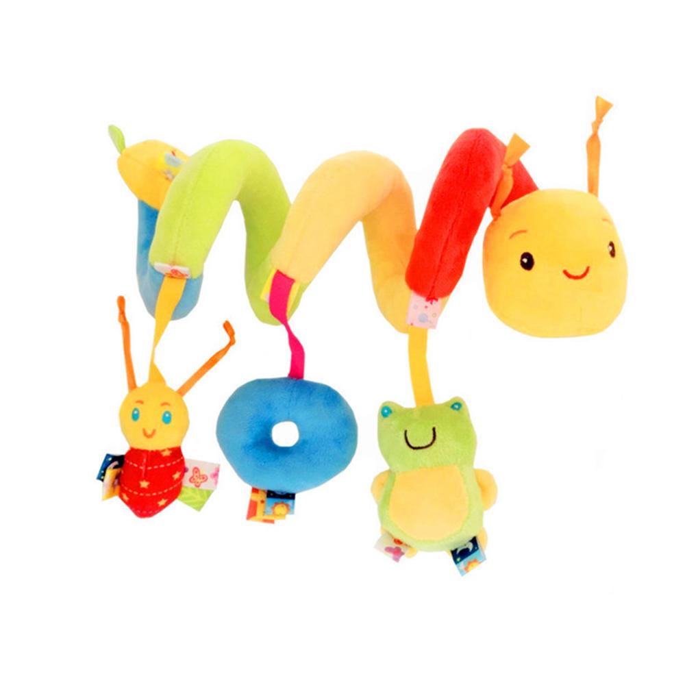 Colorful Label Bed for Infants and Young ChildrenHanging Baby Comfort Toys around the BedSafety Seat Comfort Toys