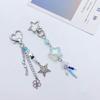 Sweet Star Heart Bead Charm Pendant Chain Phone Straps Pocket Keychain Strap