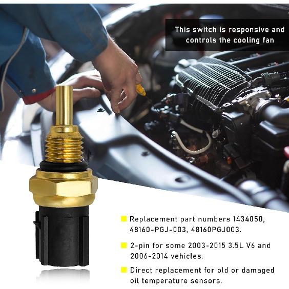 Oil Temperature Sensor, Engine Coolant Temperature Sensor Replacement Compati