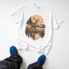 Stag Deer T-Shirt, Mountain Lake Wildlife Graphic, Forest Buck Nature Tee, Comfort Colors® Deer Lover Gift