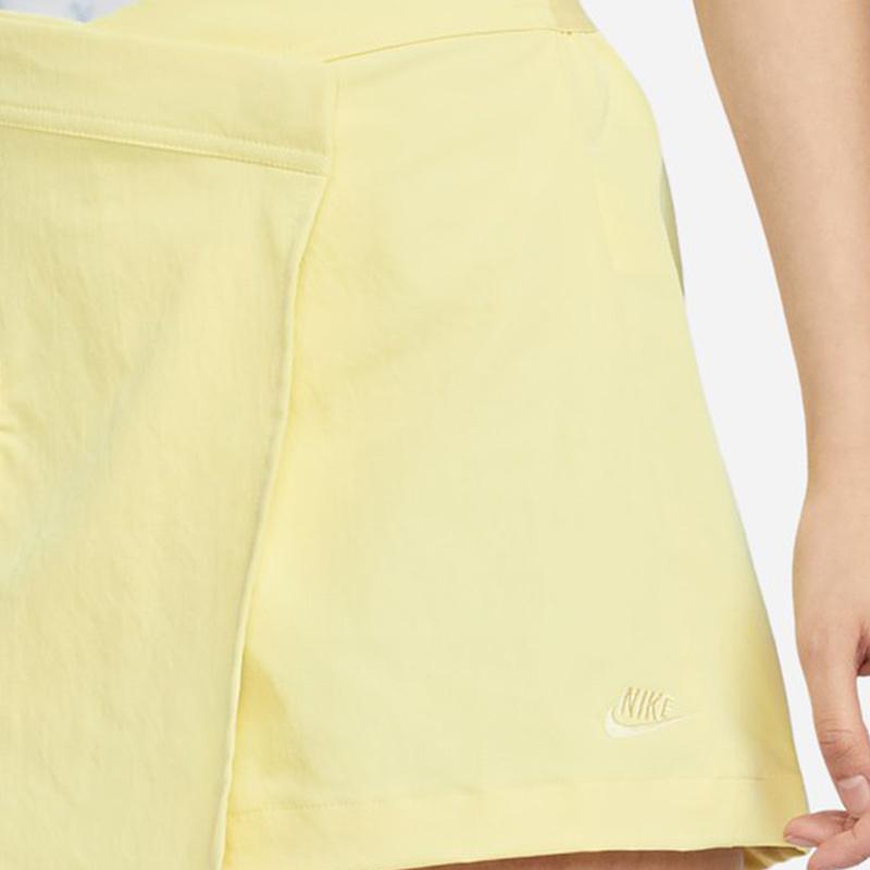 New Nike SPORTSWEAR TECH PACK Casual Short Skirts Women's Light Lemon DV8492-706