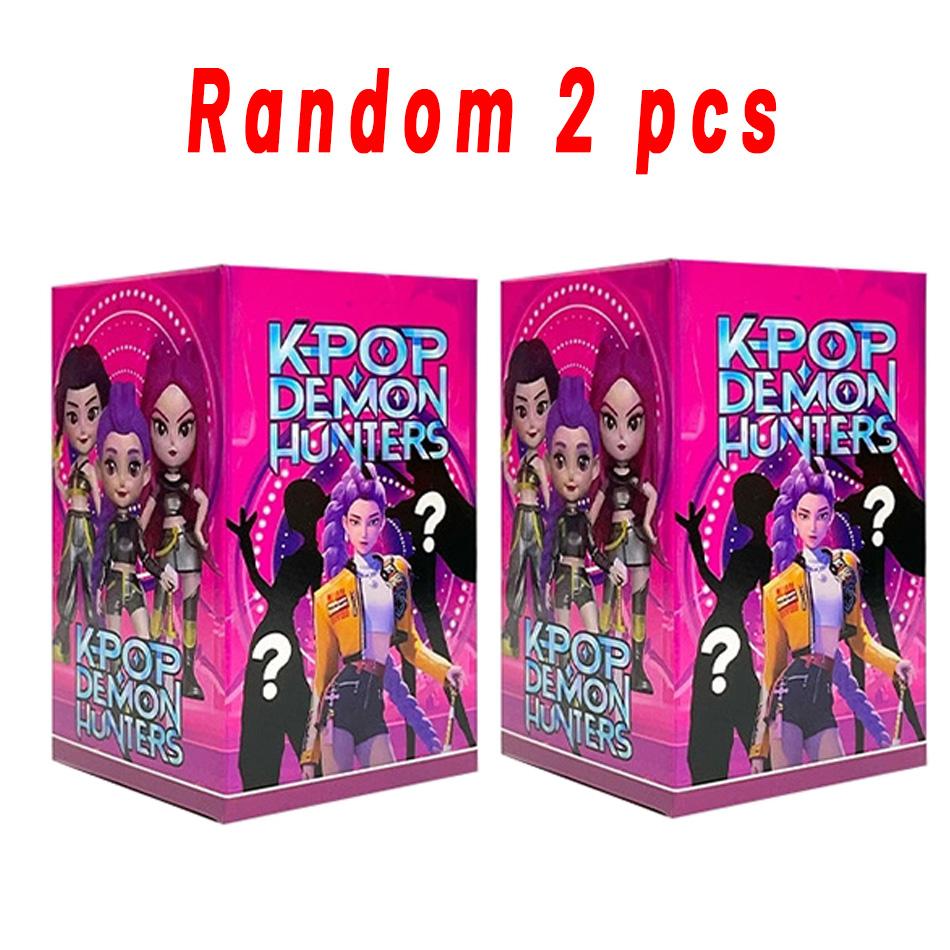 Anime Figure K-pop Demon Hunters with Box Kawaii Boys Girls Gifts For Kids Fans Halloween Christmas Figure Decorative Gifts