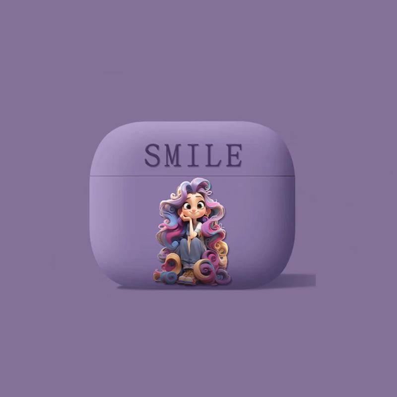 Applicable AirPods4 Protective Case Pro2 Apple 3rd Generation 4th Generation Earphone Case All-inclusive Wireless Bluetooth Earphone Case