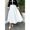 Scuba Skirt Beige