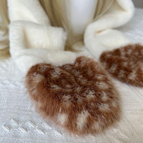 Winter Hat with Ear Flap Scarf Cartoon Deer Design Ear Protection Hat Skiing Camping Travel Headwear