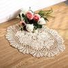 Round Oval Table Mat Shabby Chic Tablecloth New Wedding Event Decor