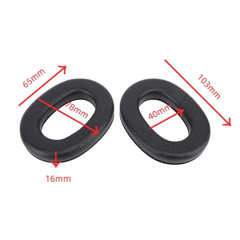 2PCS Soft and Comfortable Ear Muffs for WorkTunes Connect Earmuff Sound Equipment