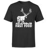 Fast Food Funny Deer Hunting Funny Novelty Adult Mens Tee Top