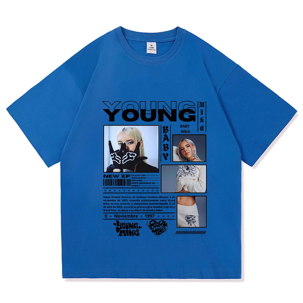 Young Miko Baby Miko 2025 T Shirt Funny Fashion Men/women Clothing Harajuku Summer Tops Vintage Unisex Cotton Graphic T Shirts