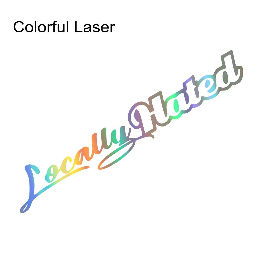 Locally Hated Car Front and Rear Windshield Sticker Auto Window PVC Waterproof Decoration Vinyl Decals Universal Accessories
