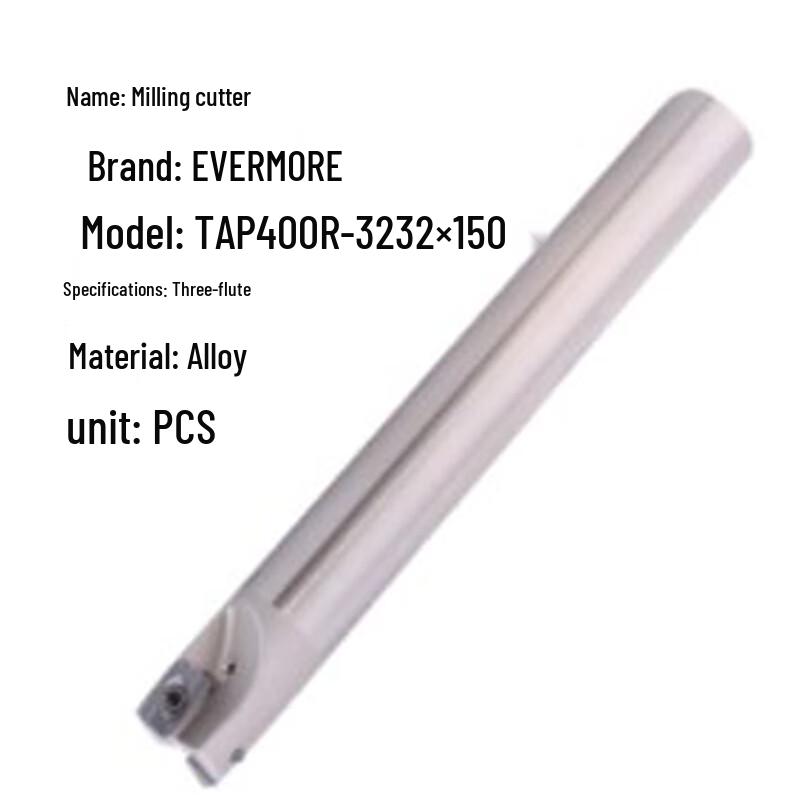 Evermore TAP400R-3232×150 Three-Flute Milling Cutter