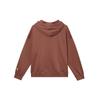 Jordan Brooklyn Fleece Letter Print Fleece Lined Long Sleeved Hooded Sweatshirt Women's Gray Peach Red FN5435-209