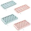 Eis Ball Tablett Grids DIY Eiswürfel Form Kunststoff Pudding Gelee Maker Form mit Deckel