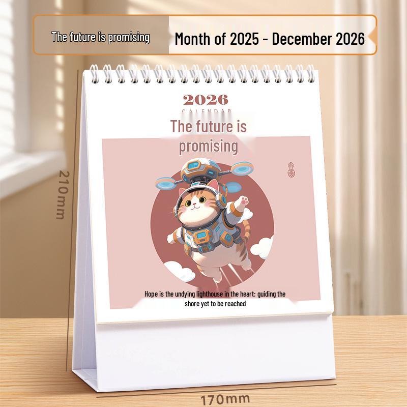 

2026 Year of the Horse Creative Desktop Calendar: Custom Ornament for Office and Table Planning