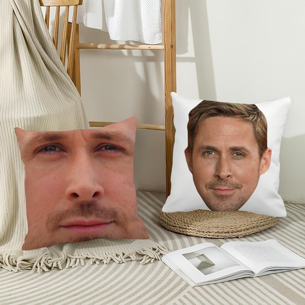 Actor Ryan Gosling Pillow Case Office Cushions Suitable For Sofa Car Bedroom Decorative Cushion Cover