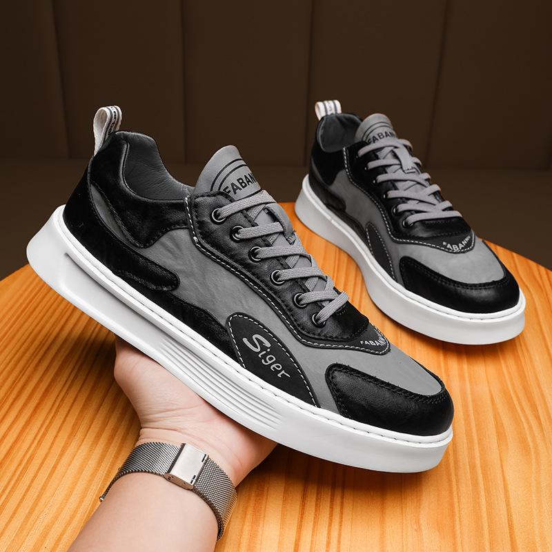 

Summer new men s shoes fashion casual shoes solid color outdoor running shoes mesh breathable sneakers 44 чёрный