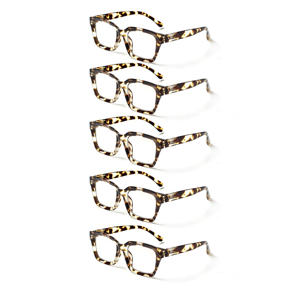 Turezing Reading Glasses for Men Women Fashion HD Lens Spring Hinge Presbyopic Eyeglasses Lightweight Comfortable