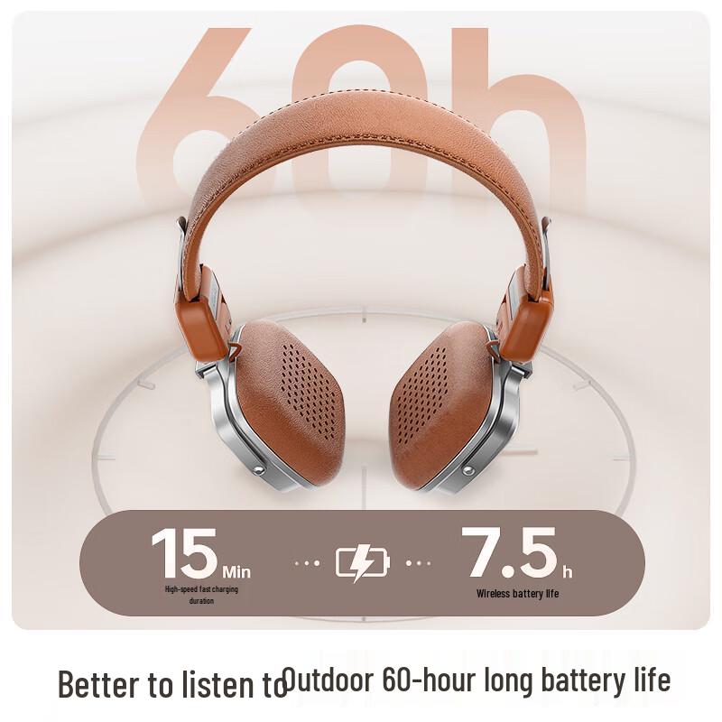 iKF Retro Wireless Over-Ear Headphones