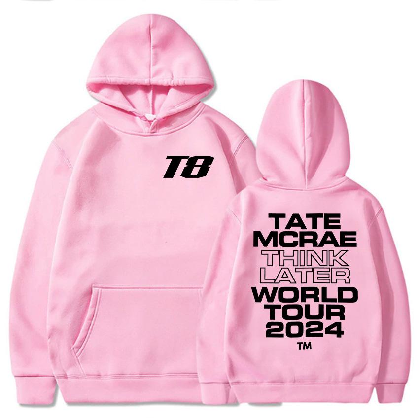 It's Ok I'm Ok Tate McRae Hoodies T8 Think Later World Tour 2024 Sweatshirts Ropa Hombre Sudaderas Long Sleeve Winter Men Hoodie