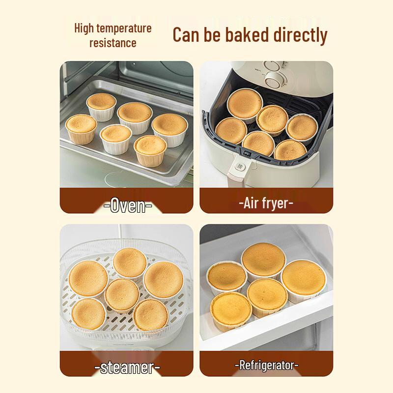 Extra Large Rolled-Edge Aluminum Foil Cupcake Baking Cups with Kraft Newspaper Print